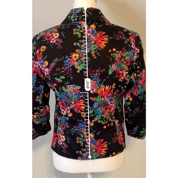Laundry by Shelli Segal Floral Blazer Suit Jacket Women’s 10 - Picture 8 of 9